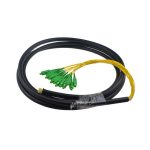 Pigtail a prueba de agua de 12 núcleos de fibra óptica
