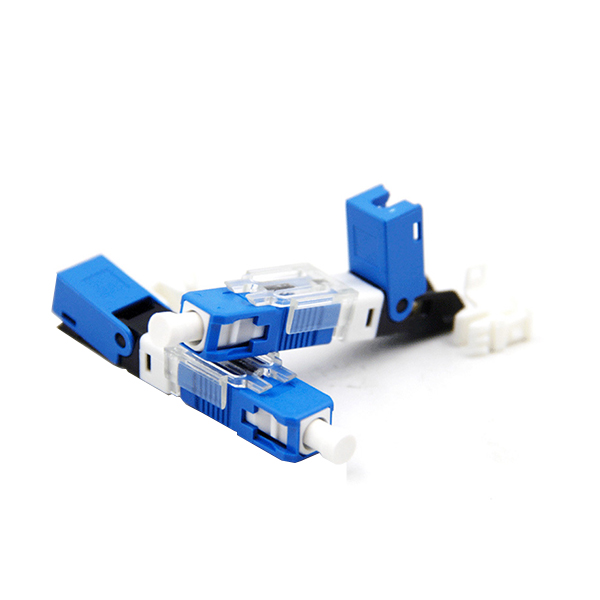 Conector rápido de fibra óptica SC TIPO T